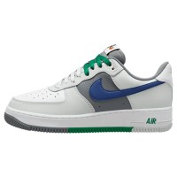 Nike 耐克 Air Force 1 牛皮合成革 耐磨透气 低帮 板鞋 男款 白灰 FD2592-001