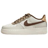 Nike 耐克 Air Force 1 Low 潮流舒适 防滑耐磨 低帮 板鞋 GS 白棕 FV3702-121