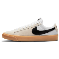 Nike 耐克 Blazer Low pro gt 防滑 轻便缓震 低帮 板鞋 男女同款 白黑 DC7695-100