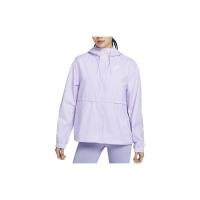 Nike耐克 Sportswear Essentials 系列 Repel 纯色连帽可调节腰部梭织休闲夹克外套女款薄雾紫