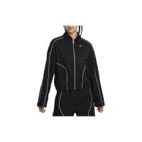 Nike 耐克 Sportswear logo标识拉链休闲夹克外套 女款 黑色 FN1941-010