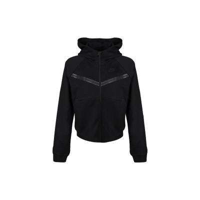 Nike 耐克 Sportswear Tech Fleece Windrunner 全开襟连帽夹克 女款 黑色