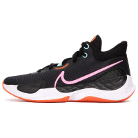 Nike 耐克 Renew Elevate 3 耐磨透气 低帮 实战篮球鞋 男女同款 黑粉橙 DD9304-007