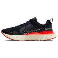 Nike 耐克 React Infinity Run Flyknit 3 舒适减震防滑 低帮 休闲跑步鞋 男款 黑红