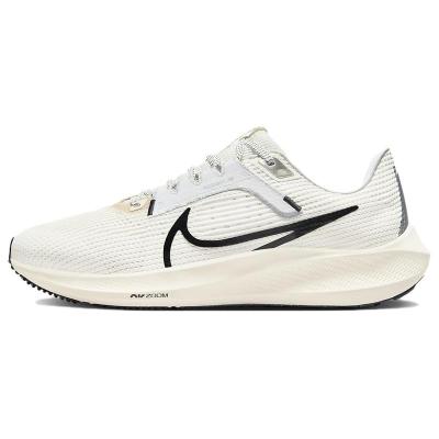 Nike 耐克 Air Zoom Pegasus 40 舒适减震耐磨 低帮 休闲跑步鞋 女款 白色 DV3854-104