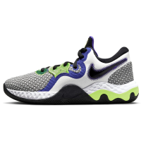 Nike 耐克 Renew Elevate 2 耐克耐磨减震防滑实战训练篮球鞋男黑绿紫 CW3406-101