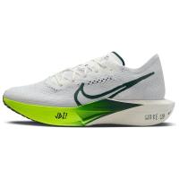 Nike 耐克 ZoomX Vaporfly Next% 3 舒适百搭减震耐磨 低帮 碳板 休闲跑步鞋 男款 白绿色