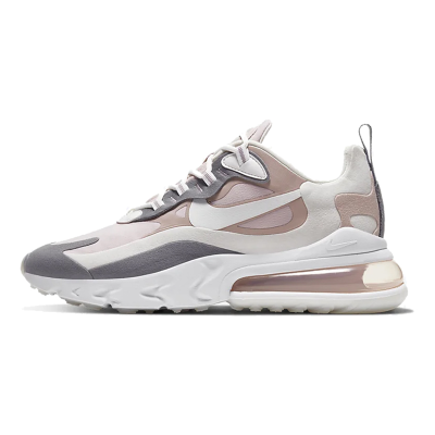 Nike 耐克 Air Max 270 react 防滑耐磨轻便 低帮 跑步鞋 女款 银粉 CI3899-500