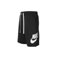 Nike 耐克 Club品牌Logo纯色系带田径训练短裤 男款 黑色 DX0503-010