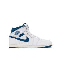 Nike 耐克 Air Jordan 1 Mid SE 男鞋 新款轻质耐磨防滑简约休闲平底鞋日常训练贴花拼色运动板鞋