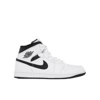 耐克 Nike 男鞋 JORDAN 1 MID 新款轻质耐磨防滑简约休闲平底鞋日常训练徽标压花运动板鞋