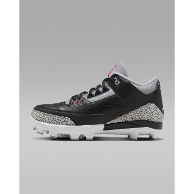 耐克NIKEJordan3RetroMCS男款棒球钉鞋轻质透气复合底