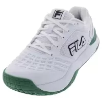 斐乐(FILA)WomensAxilus3网球鞋白黑新款轻量缓震防滑稳定