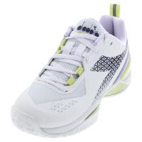 迪亚多纳(DIADORA)女士网球鞋专业缓震透气耐磨白色运动鞋