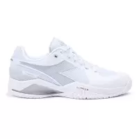 迪亚多纳(DIADORA)女士网球鞋专业缓震透气舒适耐用白银色