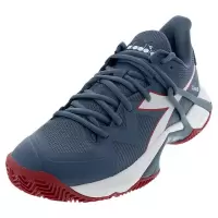 迪亚多纳(DIADORA)男士网球鞋动态稳定透气Clay场地专用运动鞋海