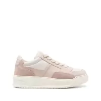 霍根(Hogan)女鞋新款玫瑰粉跑鞋系带侧面logo压印舒适 branded 鞋