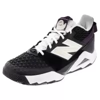 新百伦(New Balance)女士网球鞋稳定支撑高回弹舒适耐磨黑白拼色