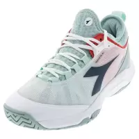 迪亚多纳(DIADORA)女士网球鞋透气舒适缓震专业硬地运动鞋白蓝