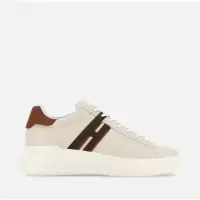 霍根(Hogan)男士跑步鞋皮质记忆泡沫橡胶底轻便舒适增高休闲运动