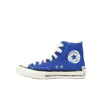 匡威(CONVERSE)系带高帮有机棉帆布透气舒适跑鞋