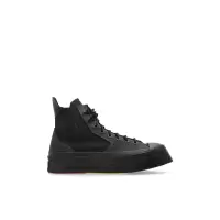 匡威(CONVERSE)ConverseXDailyPaper高帮帆布复古跑鞋多彩细节舒