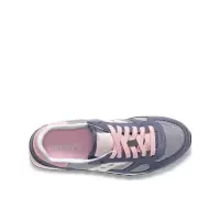 索康尼(SAUCONY)翻毛皮织物橡胶拼接女棒球鞋时尚舒适休闲运动鞋