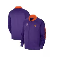 耐克(NIKE)男士紫色凤凰城太阳队城市版运动夹克防风透气耐磨ZIP