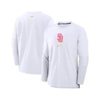 耐克(NIKE)男士白色圣地亚哥教士CityConnect运动透气夹克官方授