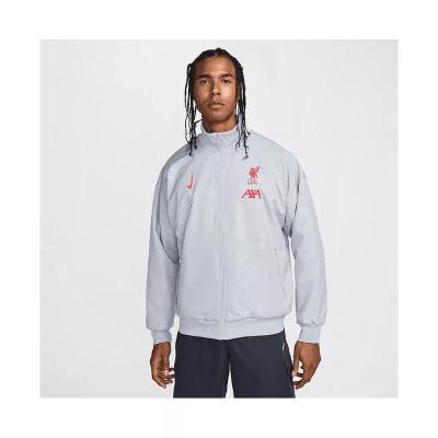耐克(NIKE)男士灰色利物浦2024/25第三队 anthem 全拉链运动夹克