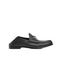 古驰(GUCCI)男款皮革乐福鞋内里皮革马衔扣装饰户外休闲百搭配皮