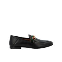 古驰(GUCCI)织带皮革马衔扣乐福鞋男款红绿织带15厘米舒适百搭配