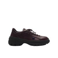 博柏利(BURBERRY)小牛皮圆头皮鞋休闲舒适防滑橡胶底男士户外马术