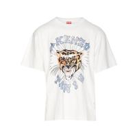 高田贤三(Kenzo)纯棉圆领短袖T恤男运动直筒印花休闲舒适夏季基础款