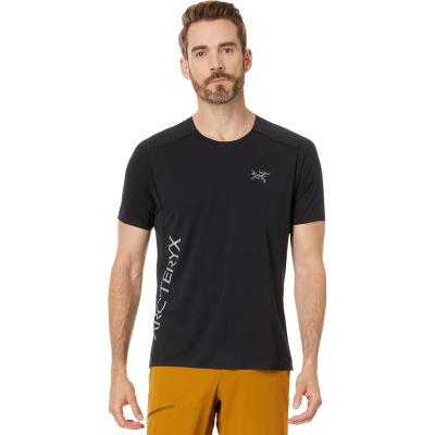 始祖鸟(ARC'TERYX)高机能速干透气男款短袖T恤户外运动跑步训练吸湿排汗防潮抗异味
