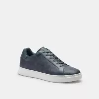 蔻驰(COACH)高帮帆布休闲鞋男低帮运动鞋潮板鞋经典系带百搭配件