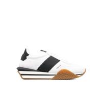 汤姆福特(Tom Ford)徽标运动鞋穿孔系带透气舒适男款跑步鞋