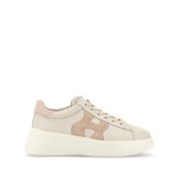 霍根(Hogan)高帮光滑皮革休闲运动风女鞋跑步鞋潮流百搭配饰质感