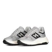 霍根(Hogan)女鞋宽底跑步鞋银色舒适防滑休闲运动鞋日常百搭配件