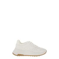 霍根(Hogan)高帮运动休闲鞋女光滑皮革拼接橡胶底复古厚底健步鞋