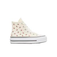 匡威(CONVERSE)女鞋圆头高帮运动鞋透气舒适跑步鞋织物鞋面橡胶底