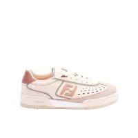 芬迪(FENDI)小牛皮镂空logo设计女款运动跑鞋侧面透气舒适休闲鞋