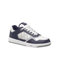 迪奥(Dior)小牛皮拼接技术面料运动鞋男款跑鞋系带橡胶底户外休闲