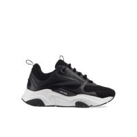 迪奥(Dior)小牛皮拼接网眼透气跑步鞋男运动鞋休闲鞋户外鞋