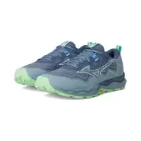 美津浓(Mizuno)跑步鞋男缓震耐磨防滑越野跑鞋户外运动低帮休闲鞋