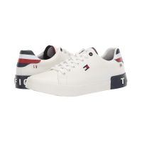 TOMMY HILFIGER男款休闲板鞋透气舒适圆头系带潮流运动鞋