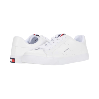 TOMMY HILFIGER纯色百搭休闲板鞋女鞋舒适透气运动鞋潮流帆布鞋日