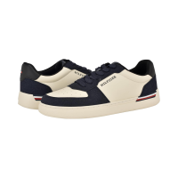 TOMMY HILFIGER环保再生材质休闲板鞋男潮牌经典系带圆头运动鞋