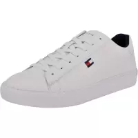 TOMMY HILFIGER男士休闲板鞋百搭舒适经典logo低帮帆布鞋日常通勤