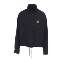 高田贤三(Kenzo)高领休闲夹克女款棉醋酸纤维长袖运动卫衣外套潮